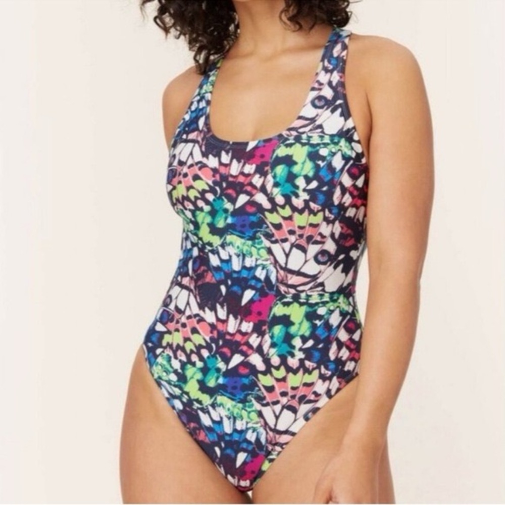 Andie Multicolor One Piece Swimsuit    NEVER WORN/NEW WITHOUT TAGS